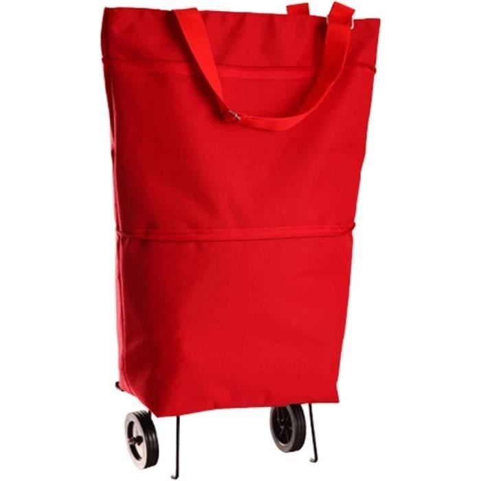 Chariot de courses Packaway Deluxe avec compartiment réfrigéré - 50 L - Chariot de