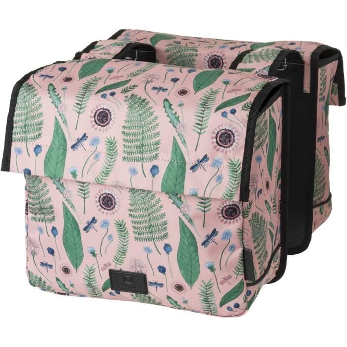 ESTEXO Double Sacoche Vélo Porte-Bagages - 36x37x33cm - Motif Gris - Universelle