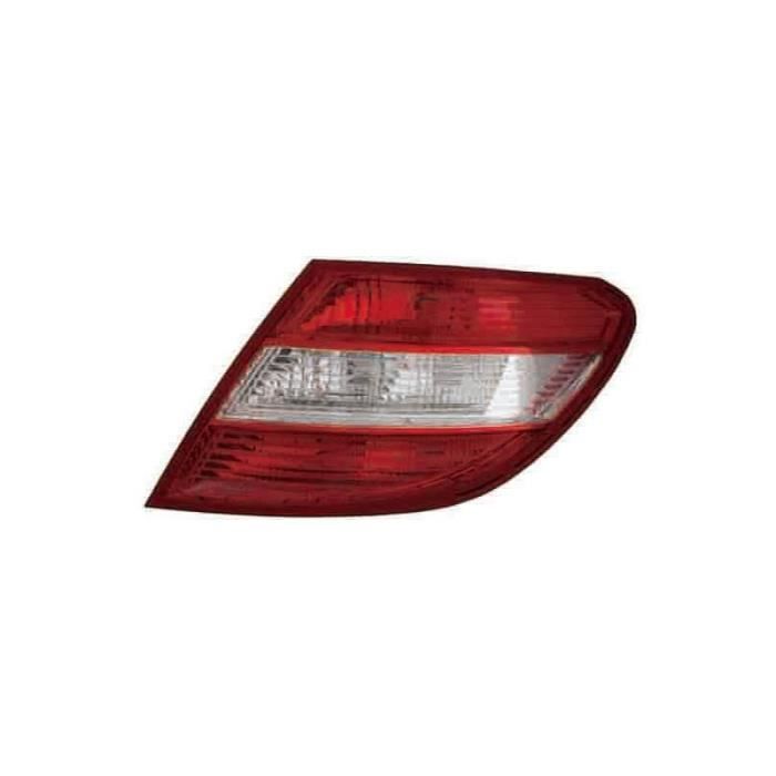 Feu arrière droit rouge et blanc berline Mercedes Classe C W204 phase 1 2007-2011 RA14506