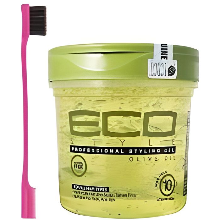  Pack ECO STYLER - Pack Gel Olive Oil + Brosse Baby Hair 473ml ECO STYLER GEL ECO STYLER - PACK GEL OLIVE OIL + BROSSE BABY HAIR 4