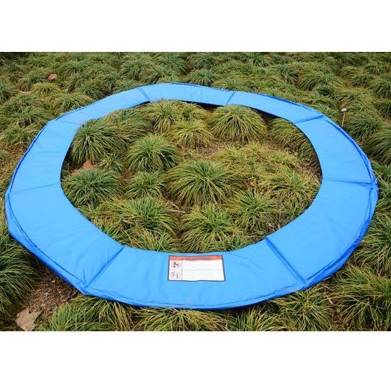 Housse Protection Trampoline UISEBRT Diamètre 244cm 305cm 366cm - Bleue, Résistante UV Et Anti-Déchirure