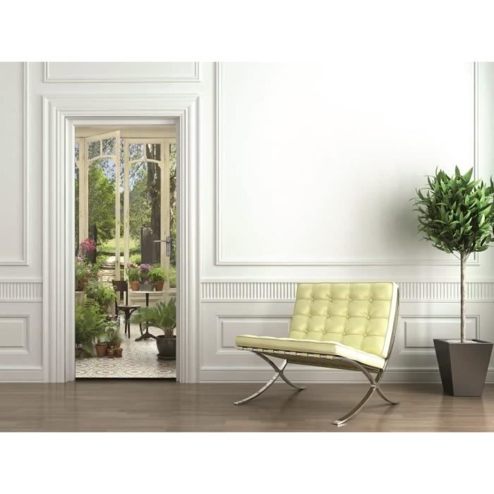 Sticker Porte 3D Auto-Adhésif 90x200 Cm - Motif Chat - Décor Amovible Pour Porte Ou Mur - 8
