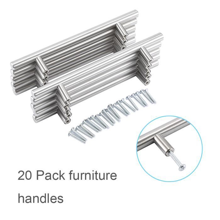 5pcs Poignée De Meuble Tiroir Placard Armoire Porte 82mmx34mmx18mm