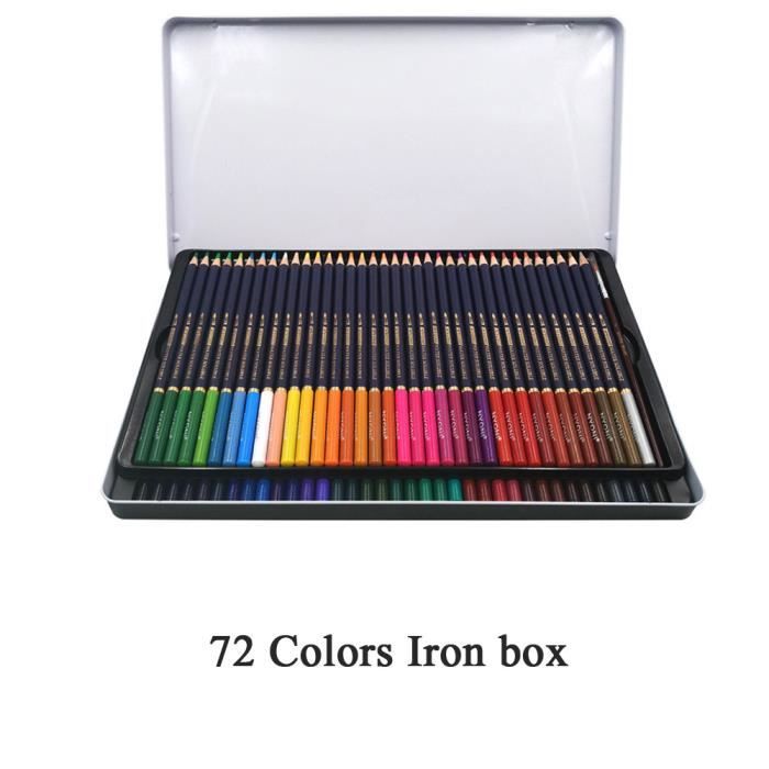 NYONI 72 couleurs Aquarelle crayons ensemble dessin Crayon De Couleur Crayon De Couleur crayons