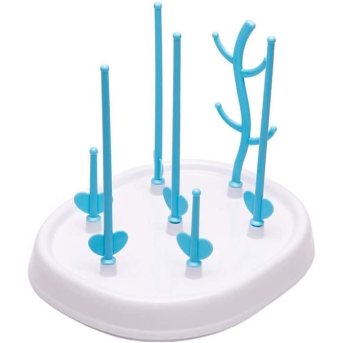 Egouttoir Biberon Bebe Avec Couvercle, Support Biberons Avec Bac B 1039009