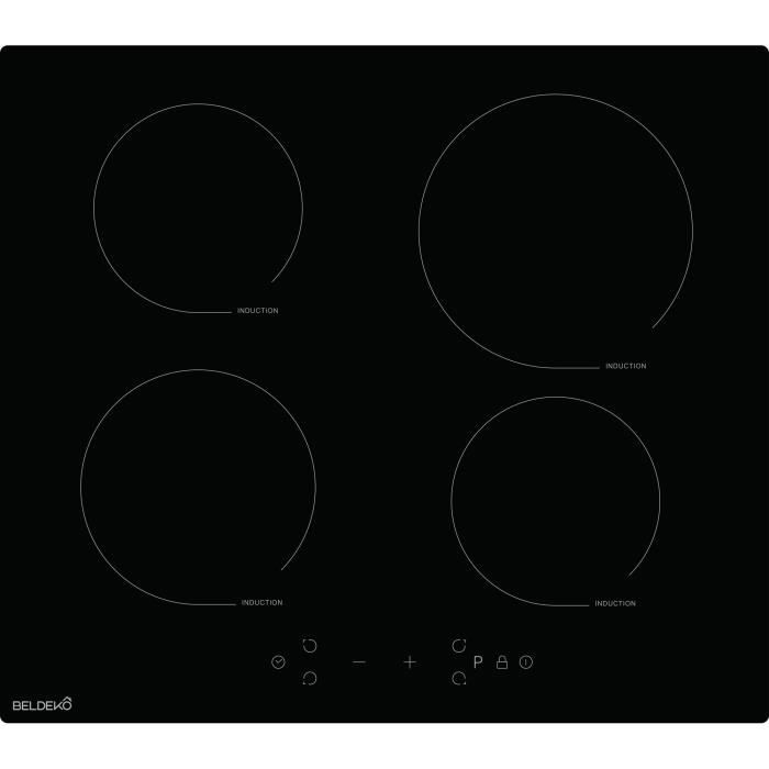 Table de cuisson induction 4 foyers - BELDEKO TI4V-120 - Boosters et sécurité