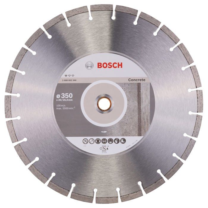 Disque diamant Professional for Concrete Ø 350 AL 2025 40 BOSCH 2608602544 - vue 2