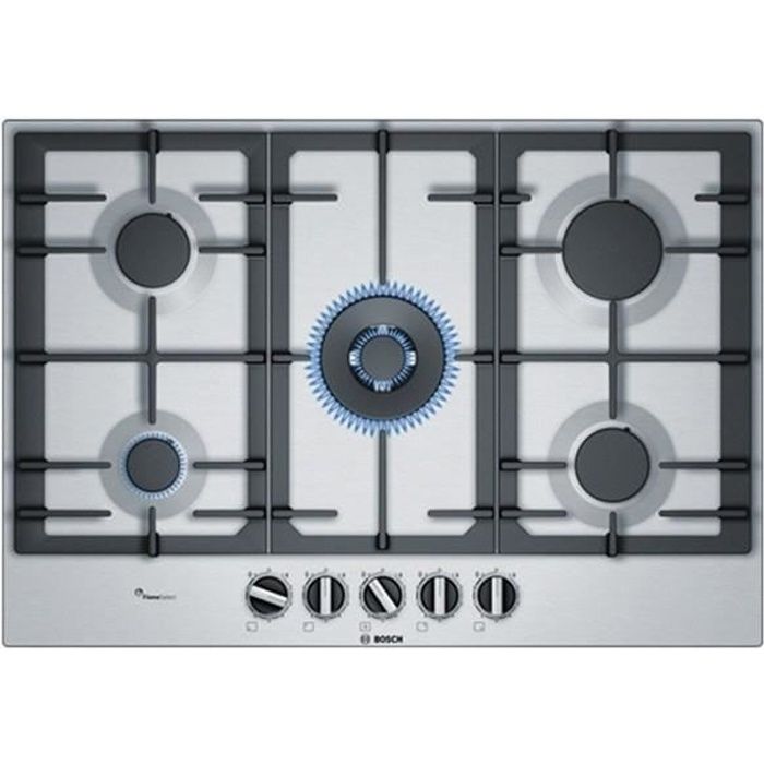 Plaque au gaz BOSCH PCQ7A5B90 75 cm Noir (5 cuisinière