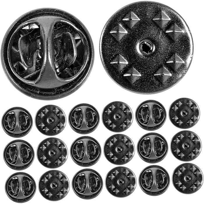 50 Épingles Nourrice Argentées 2.5cm - Broches Sécurité 2 Trous - Pour DIY Et Couture