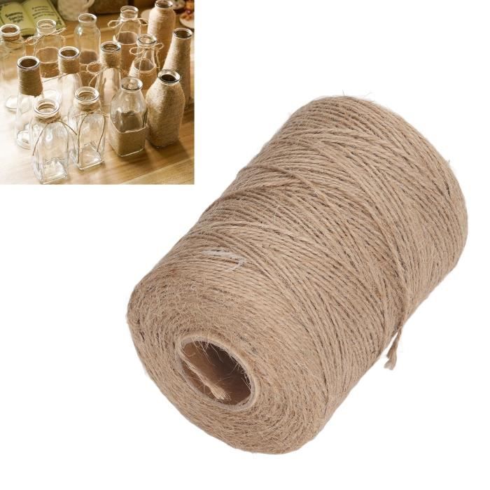 Ficelle De Jute Liuer - 8 Rouleaux De 50m, 2mm, Multicolore Pour DIY Et Décoration