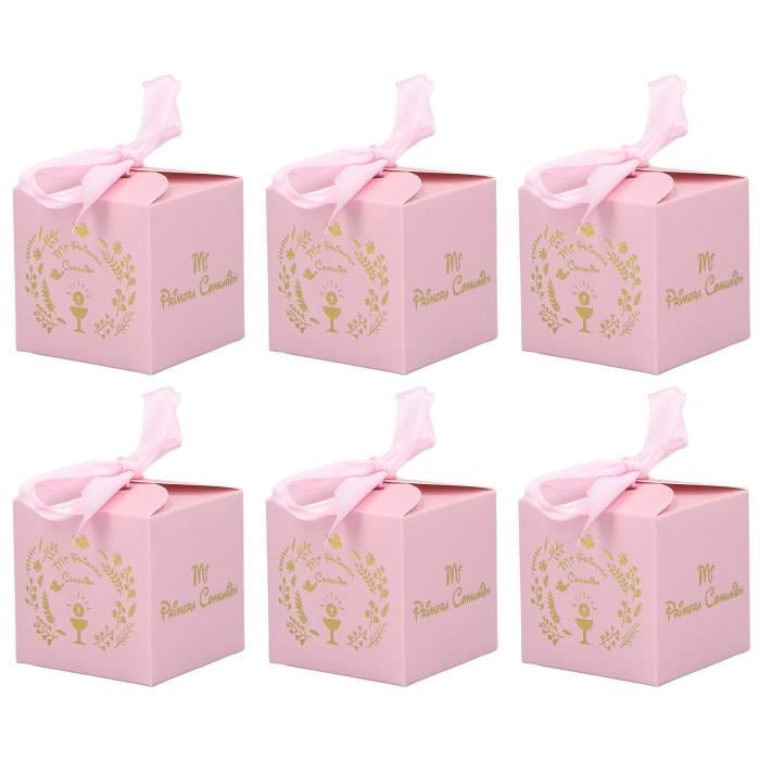 Cusstally BoîTe De à La Main En Papier BoîTe De Bonbons/Accessoires En Papier Brun BoîTe De Papier DIY En Papier Kraft (50 PièCes SéRies