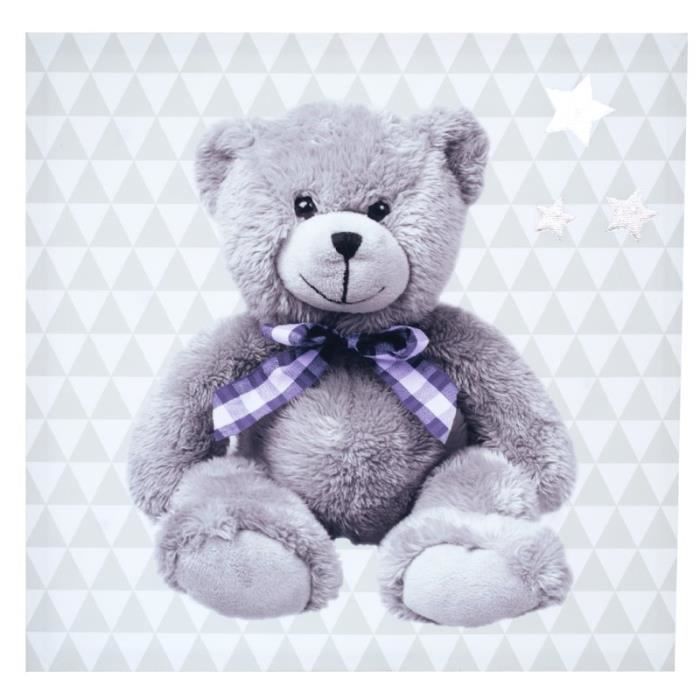 Domiva Toile Lumineuse Little Bear Scintillante 30 X 30 Cm Cdiscount Puericulture Eveil Bebe