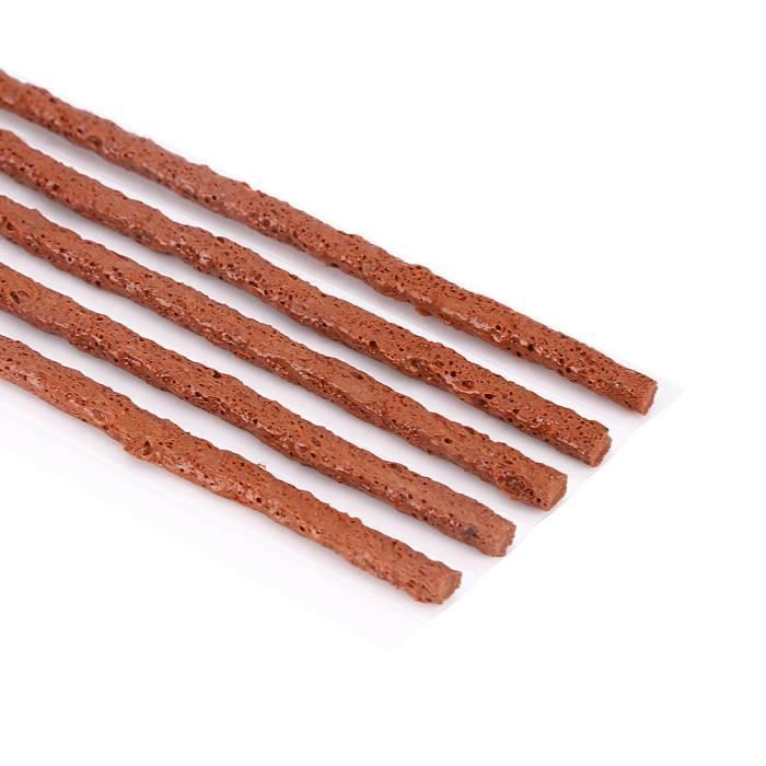 Kit De Réparation Tubeless Pour Vélo - 30 Mèches (2mm, 3.5mm, 6mm) Avec Lime, étui étanche