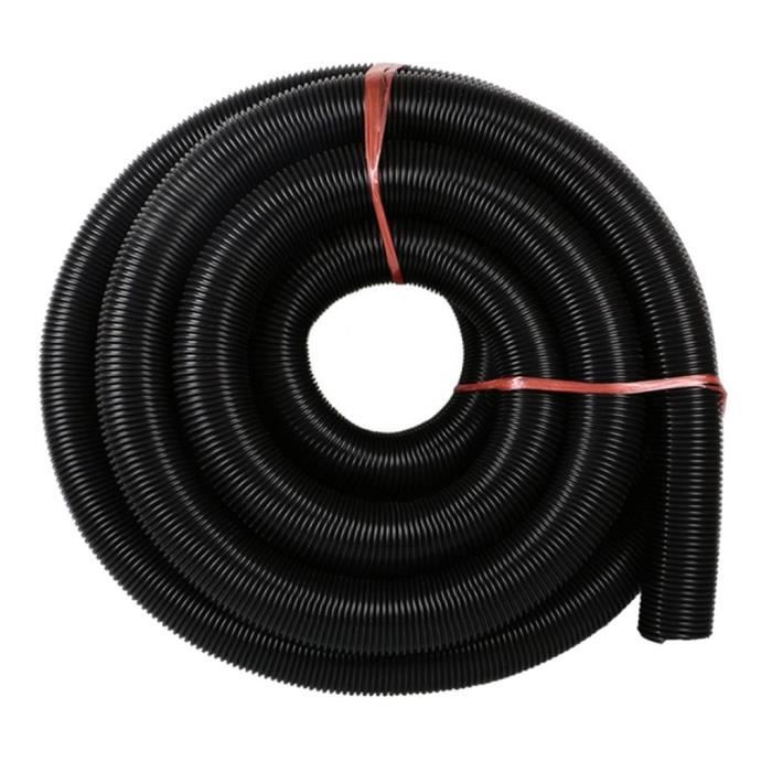 Rallonge Tuyau Aspirateur 50 Mm Intérieur - 4 M, Gris, Flexible Et Résistant Aux Températures élevées - 10
