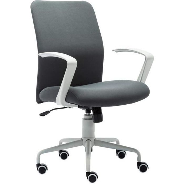 Iwmh Fauteuil De Bureau Chaise D Ordinateur Siege Ergonomique En Tissu Hauteur Reglable Gris Intimate Wm Heart Achat Vente Chaise De Bureau Gris Soldes Sur Cdiscount Des Le 20 Janvier Cdiscount