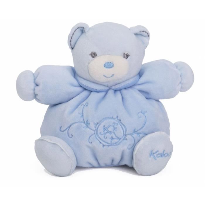 peluche ours bleu
