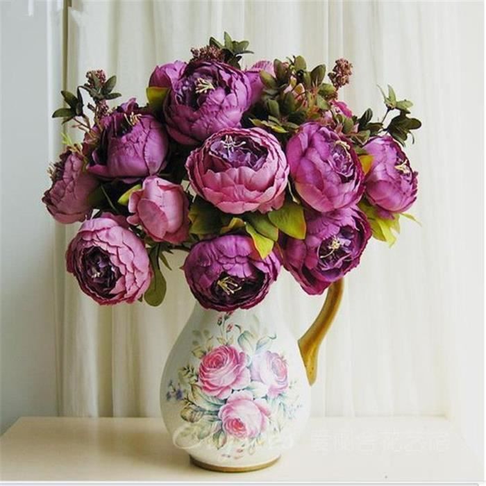Artificielle Faux Fleurs Pivoines Fleurs Maison Bouquet De