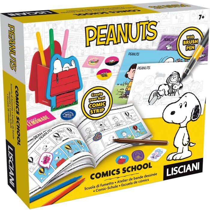 Peanuts Activités Créatives Comics Atelier bande dessinée LISCIANI Univers Snoopy Création dhistoires
