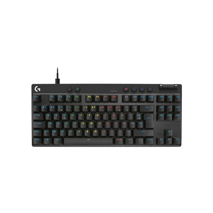 Clavier gaming - LOGITECH - G PRO X TKL RAPID - Filaire - Switchs analogiques magnétiques - RVB