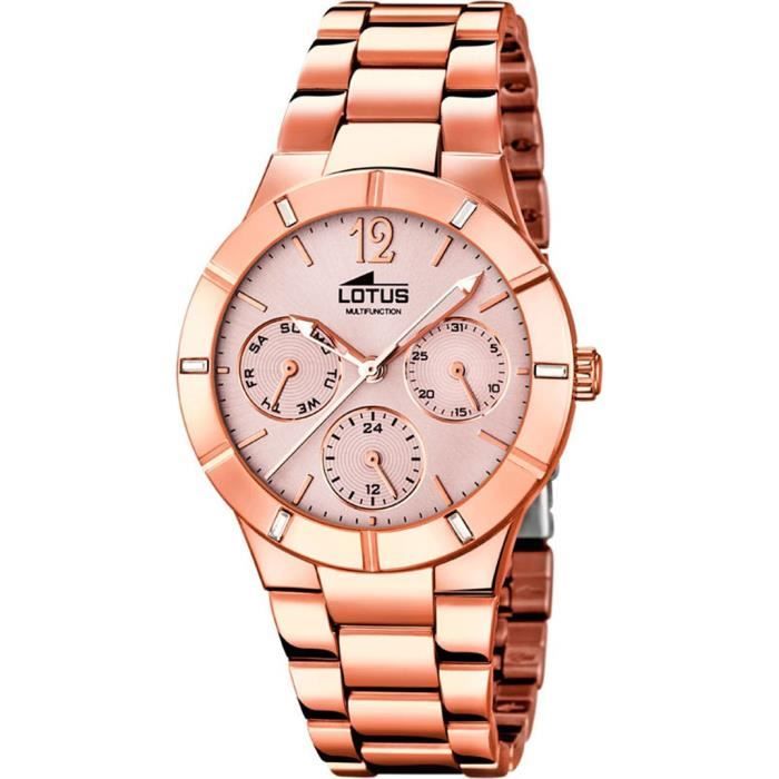 Montre Femme Lotus Trendy 15915-2 Or Rose Achat/vente montre