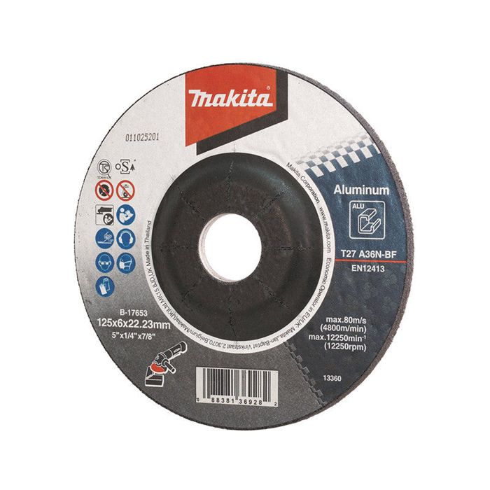 Meule à ébarber aluminium pour meuleuses d'angle MAKITA B 17653 - vue 3