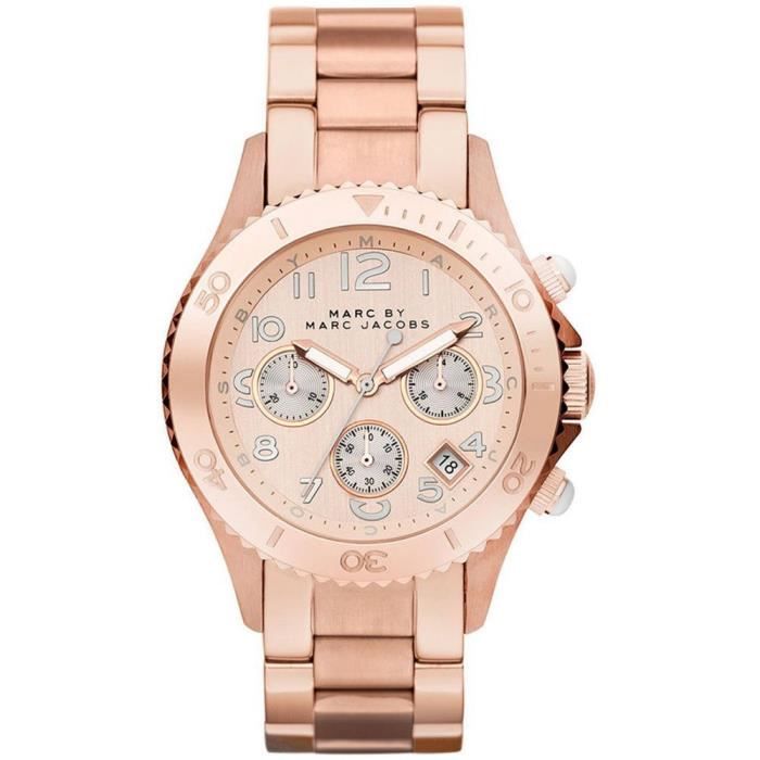 Montre - Marc Jacobs - Metal Rock Chrono MBM3156 - Acier inoxydable - Quartz - Chic Montre - Marc Jacobs - Metal Rock Chrono MBM3156 - Acier inoxydable - Quartz - Chic