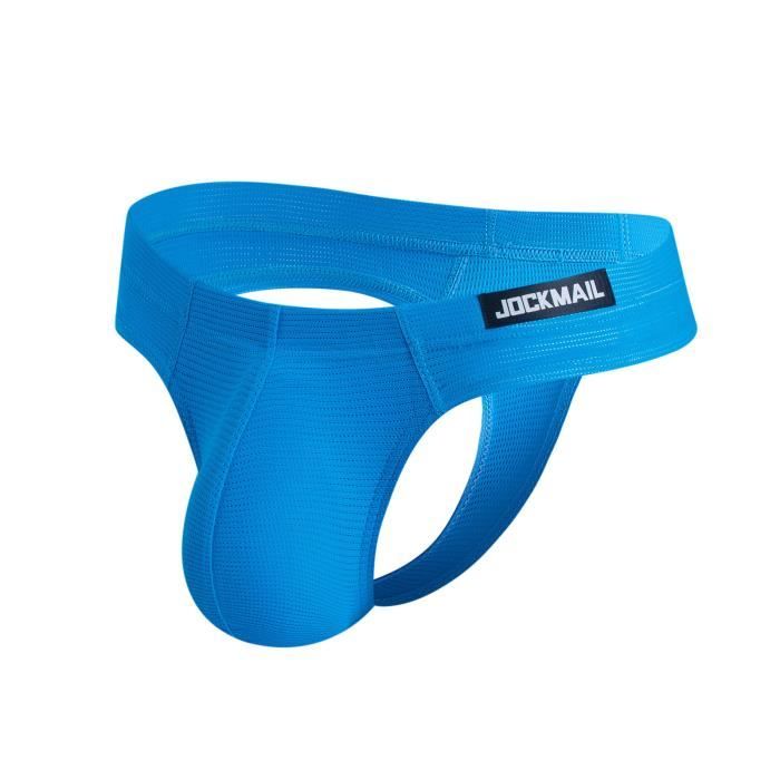 Nouvelles culottes sexy pour hommes en maille respirante à taille basse tailleM Bleu Cdiscount