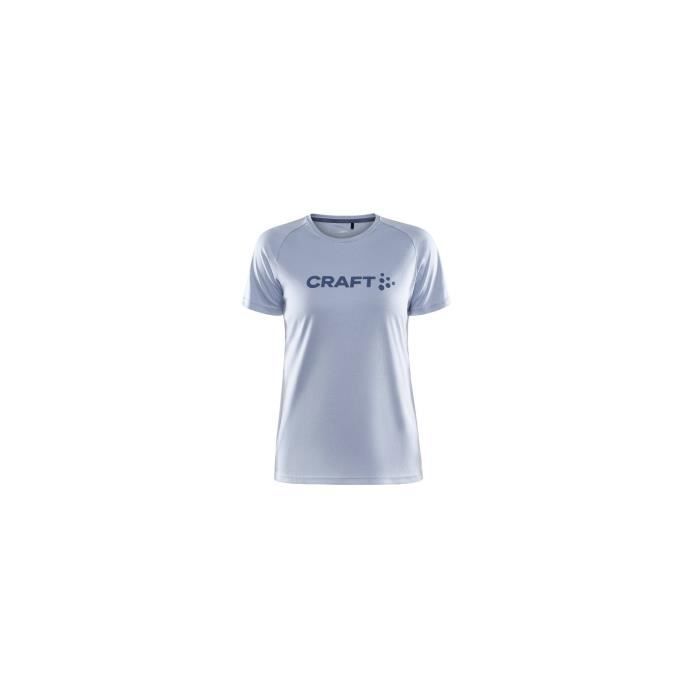 T-Shirt Running Femme CRAFT ESSENCE LOGO TEE W Bleu Ciel AH 2022 T-Shirt Running Femme CRAFT ESSENCE LOGO TEE W Bleu Ciel AH 2022