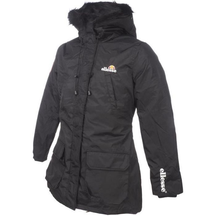 Parkas vestes longues Prk f parka noir - Ellesse