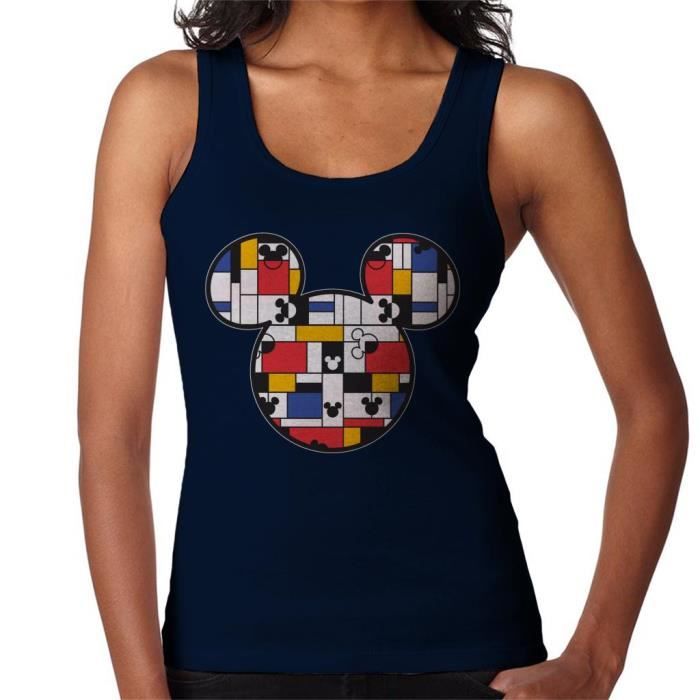 Débardeur Mickey Mouse Garçon - 100% Coton, Coupe Régulière Sans Manches, Idéal Pour L'Été
