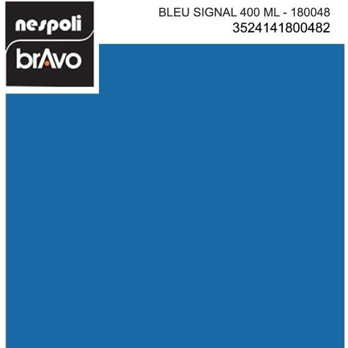 Aérosol peinture bleu ral 5017 signal 400 ml, NESPOLI