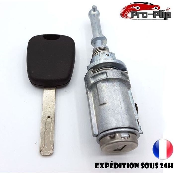 Lot De 2 Barillets De Porte Avant Pour Renault - Compatible Mégane I, Scénic I, Clio II, Master - Livré Avec 2 Clés - Garantie 2 Ans