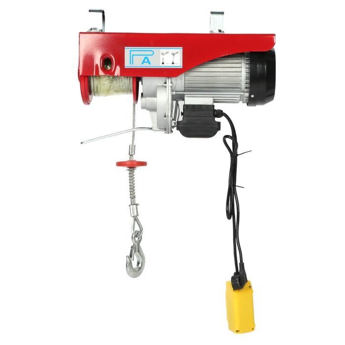 Treuil à Câble Electrique 220V/50hz Treuil-Palan Electrique 100~200KG avec Câble en Acier et