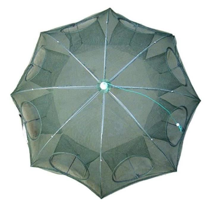 Épuisette De Pêche Télescopique Pokzon - Filet Pliable Aluminium, Longueur Réglable Jusqu'à 165 Cm - Pour Adultes Et Enfants - 12