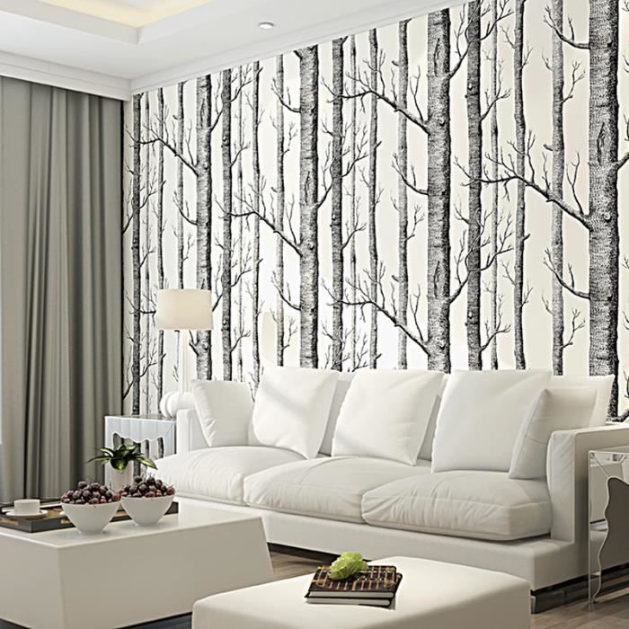 Papier peint bouleau papier peint décoratif moderne forêt bois papier peint chambre salon belle