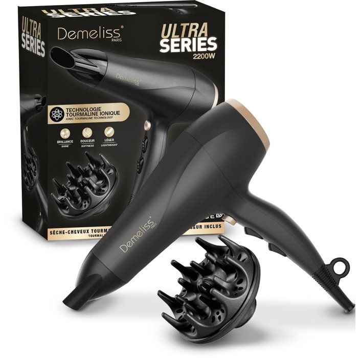 Sèche cheveux SAINT ALGUE Demeliss Ultra Series Diffuseur 3 températures