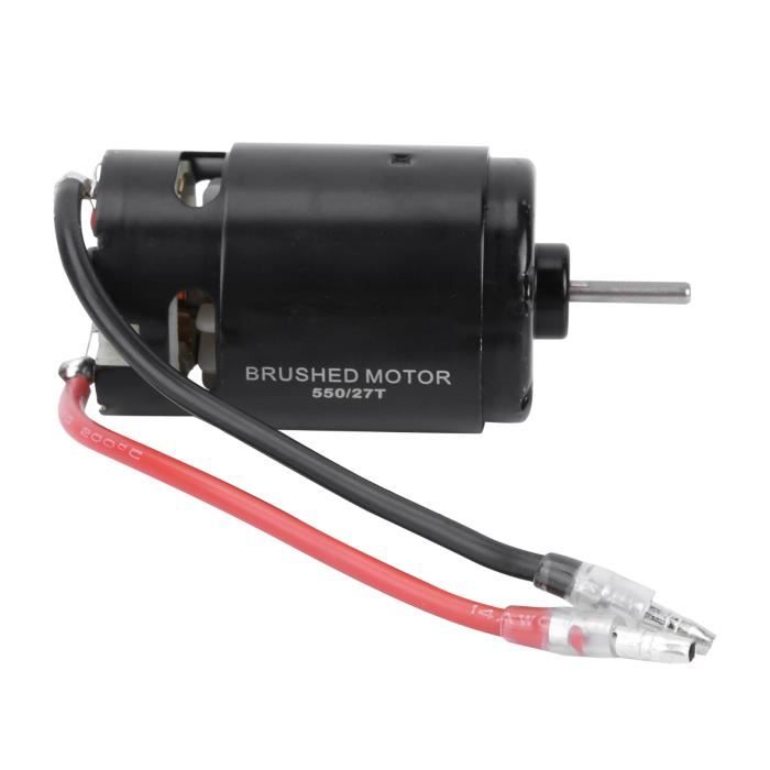 Moteurs à balais en métal 550 pour voiture RC, compatibles avec WLtoys 144001, kits de type à quatre roues motrices à l'échelle 1/14, faciles à