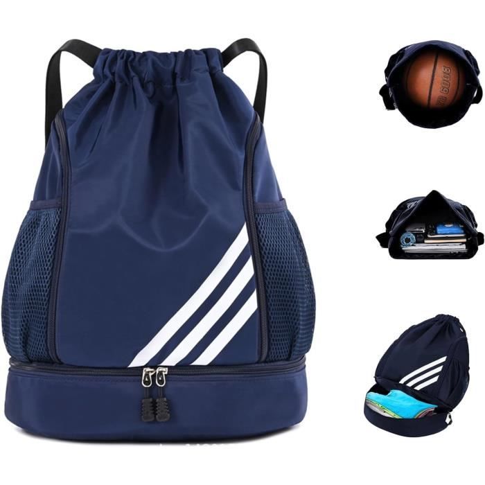 Grand Sac à Dos De Sport Rawlings Baseball – Noir/Bleu – 5 Poches – Occasion