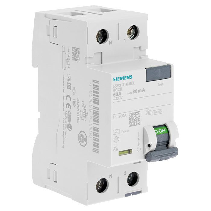 Interrupteur différentiel 30 mA Type A