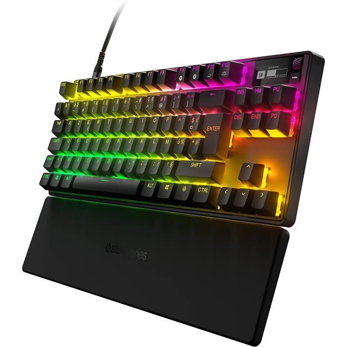 Steelseries APEX PRO TKL clavier Gaming USB AZERTY Français Gris
