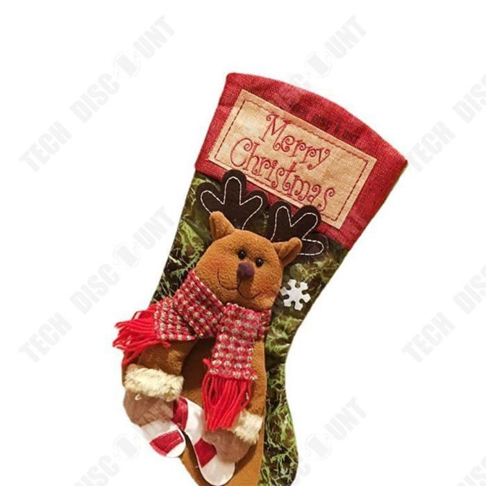 Crochets Porte-Chaussettes Noël LUBOTS - Lot De 4, Métal Doré Antidérapant