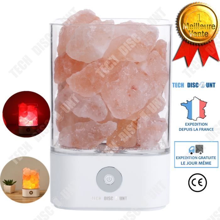 Td Lampe Pierre De Sel Himalaya Cristal Tactile Usb Purificateur Decoration Led Naturelle Ions Negatifs Colore Portable Bon Sante Achat Vente Td Lampe Pierre De Sel Soldes Sur Cdiscount