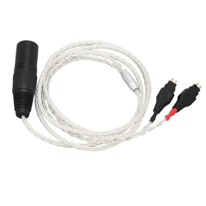 Câble Symétrique pour Casque Jack 4.4mm vers 2x Jack 3.5mm Cuivre OFC 1.5m