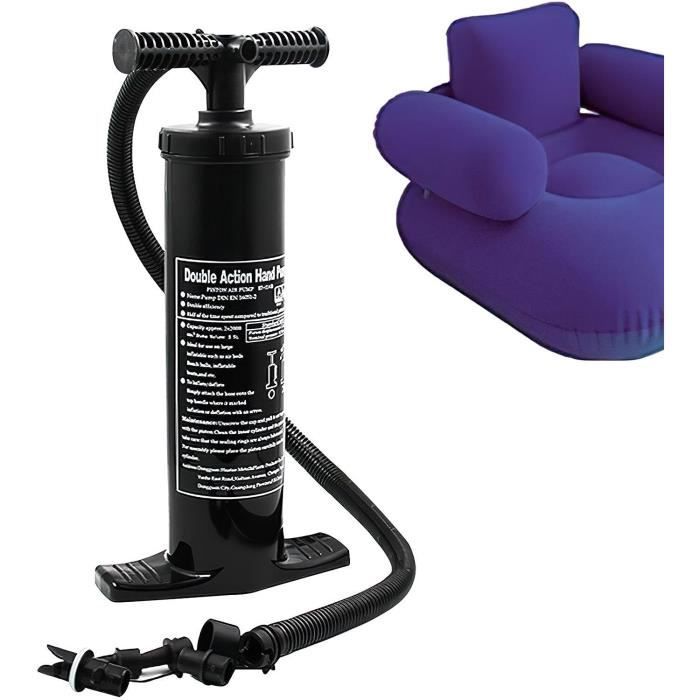 Pompe Gonfleur Portable 3-en-1 - Gonflage/Dégonflage/Lampe LED - 1600 MAh - Parfait Matelas, Bouées, Jouets