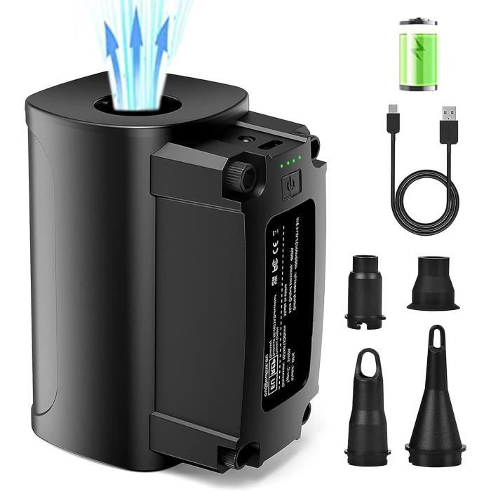 Pompe à Air électrique 2 En 1 - 12V Voiture & 220/240V Secteur - Pour Piscine, Bateau, Matelas Gonflable