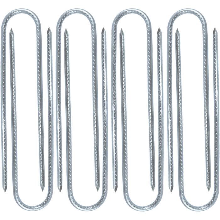 Kit d'ancrage pour trampoline, ancrage de tente en forme de U, ancrages