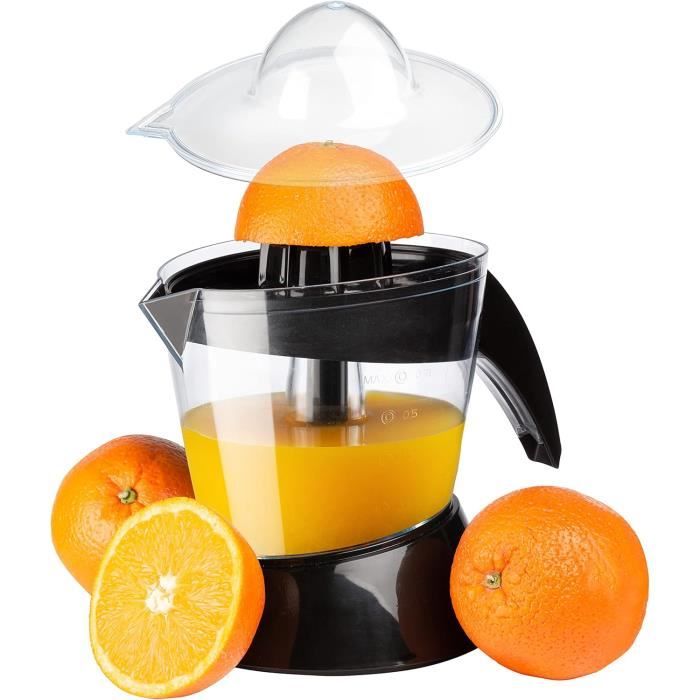 Girmi SR05 Spremiagrumi, 25W, Capacità 500cc, Griglia Filtrante, Doppia coppa di spremitura, Completamente smontabile e facile da pulire, Bianco/Rosso