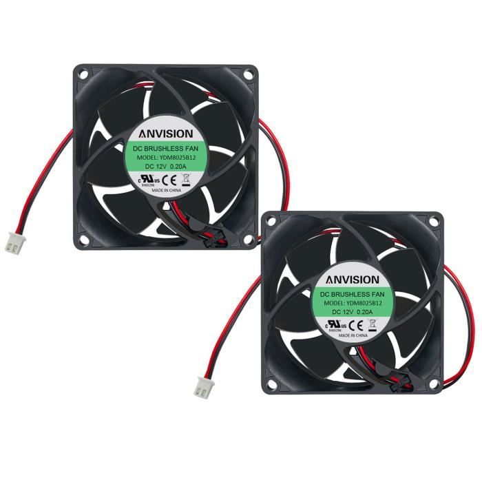 Ventilateur DC Sans Balais 80x80x38 Mm – 48V, Refroidissement Pour équipements électroniques