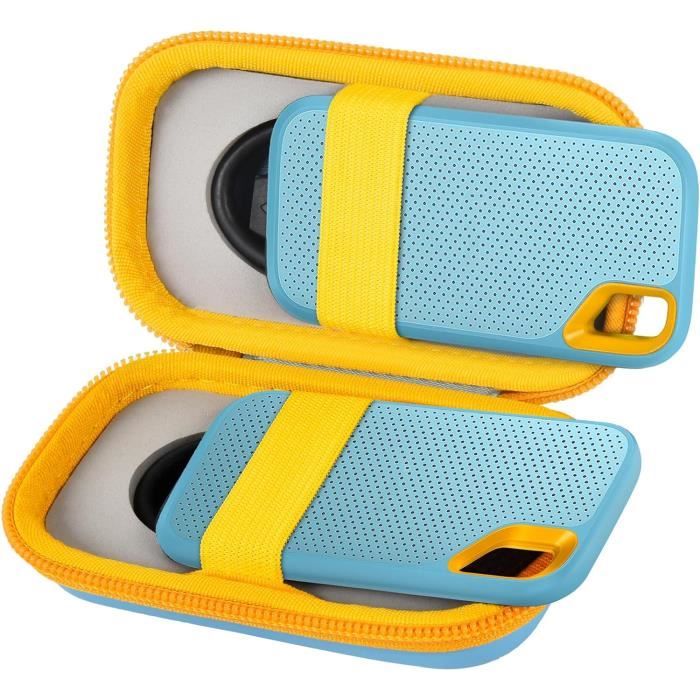 Housse De Protection Pour SanDisk Extreme Pro SSD - Coque EVA Antichoc, Intérieur Velours - 15x13x5 Cm