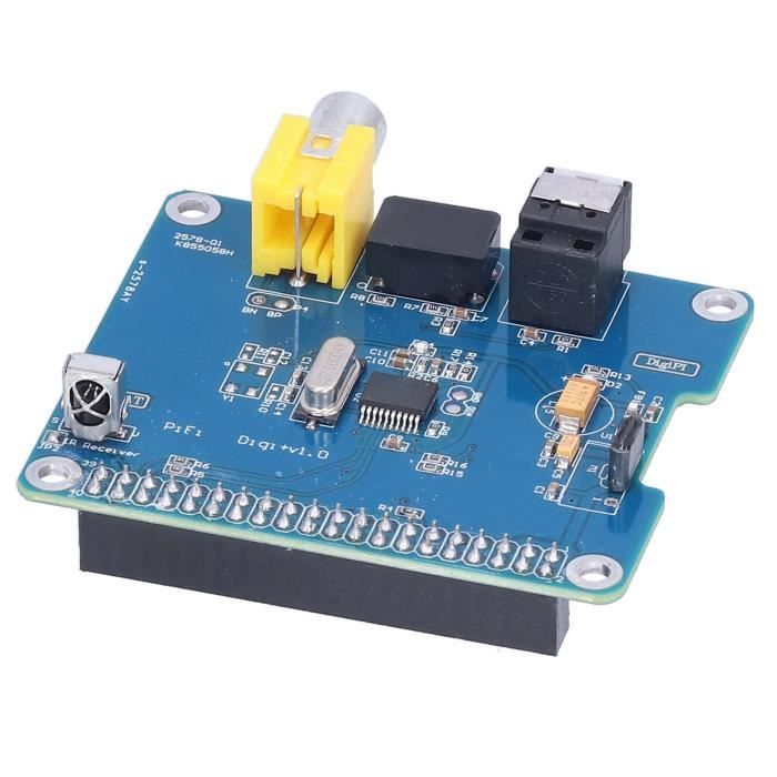 Carte Son DAC PCM5102A Pour Raspberry Pi - Convertisseur Numérique/analogique 24 Bits Avec Jack 3.5mm